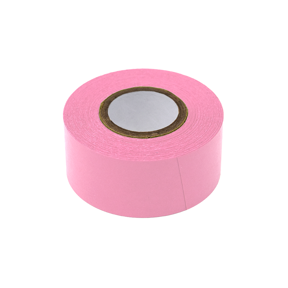 Globe Scientific Labeling Tape, 1" x 500" per Roll, 3 Rolls/Box, Pink  